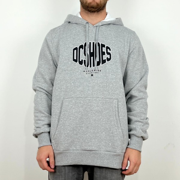 Encontraproduto.com.br - Moletom DC Fechado Solidwes Cinza Mescla