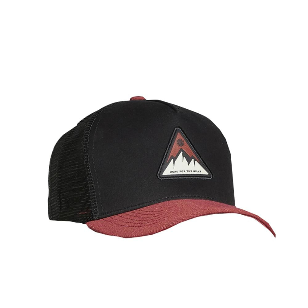 Boné Element Aba Curva Hills Mesh WT24 Preto