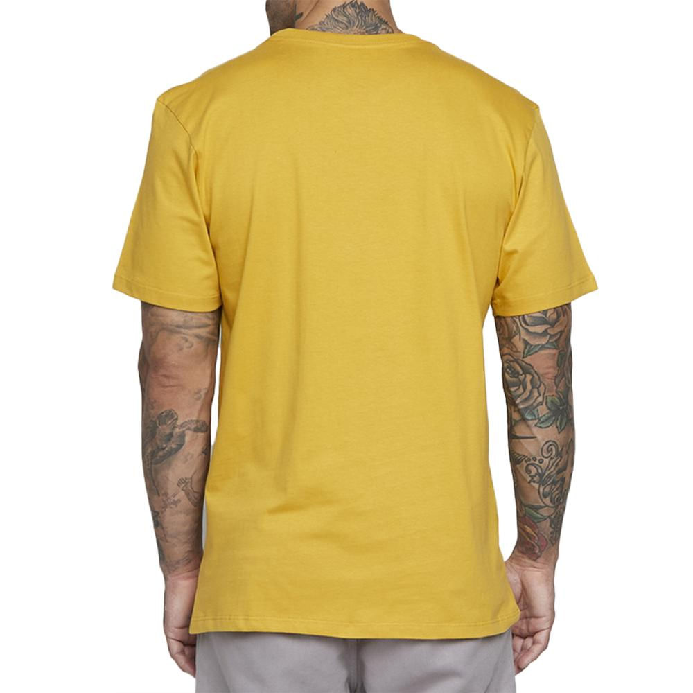 Encontraproduto.com.br - Camiseta RVCA VA All The Way SM25 Masculina Mostarda
