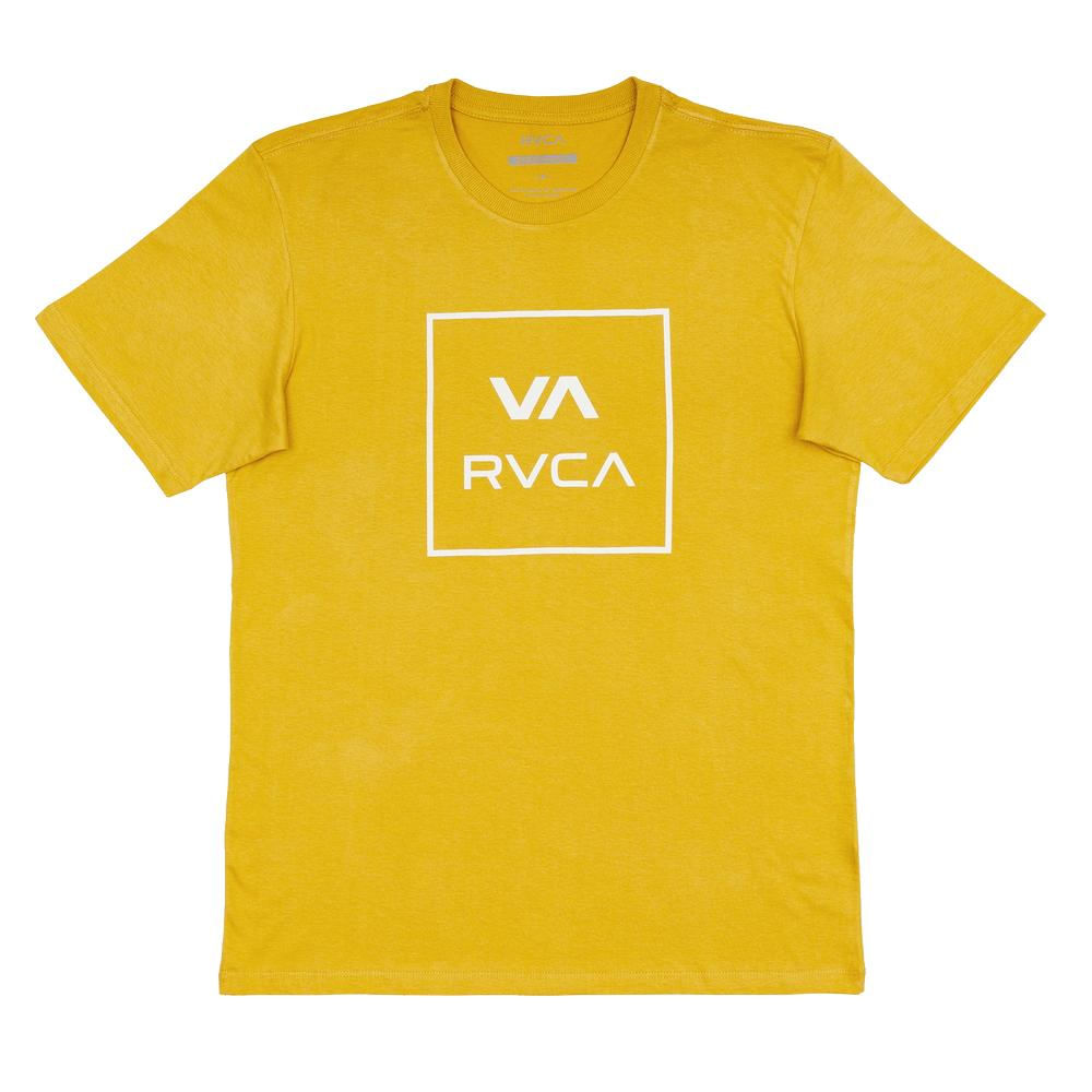 Encontraproduto.com.br - Camiseta RVCA VA All The Way SM25 Masculina Mostarda
