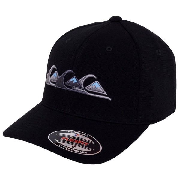 Boné Quiksilver Aba Curva Emb Three Logo SM25 Preto
