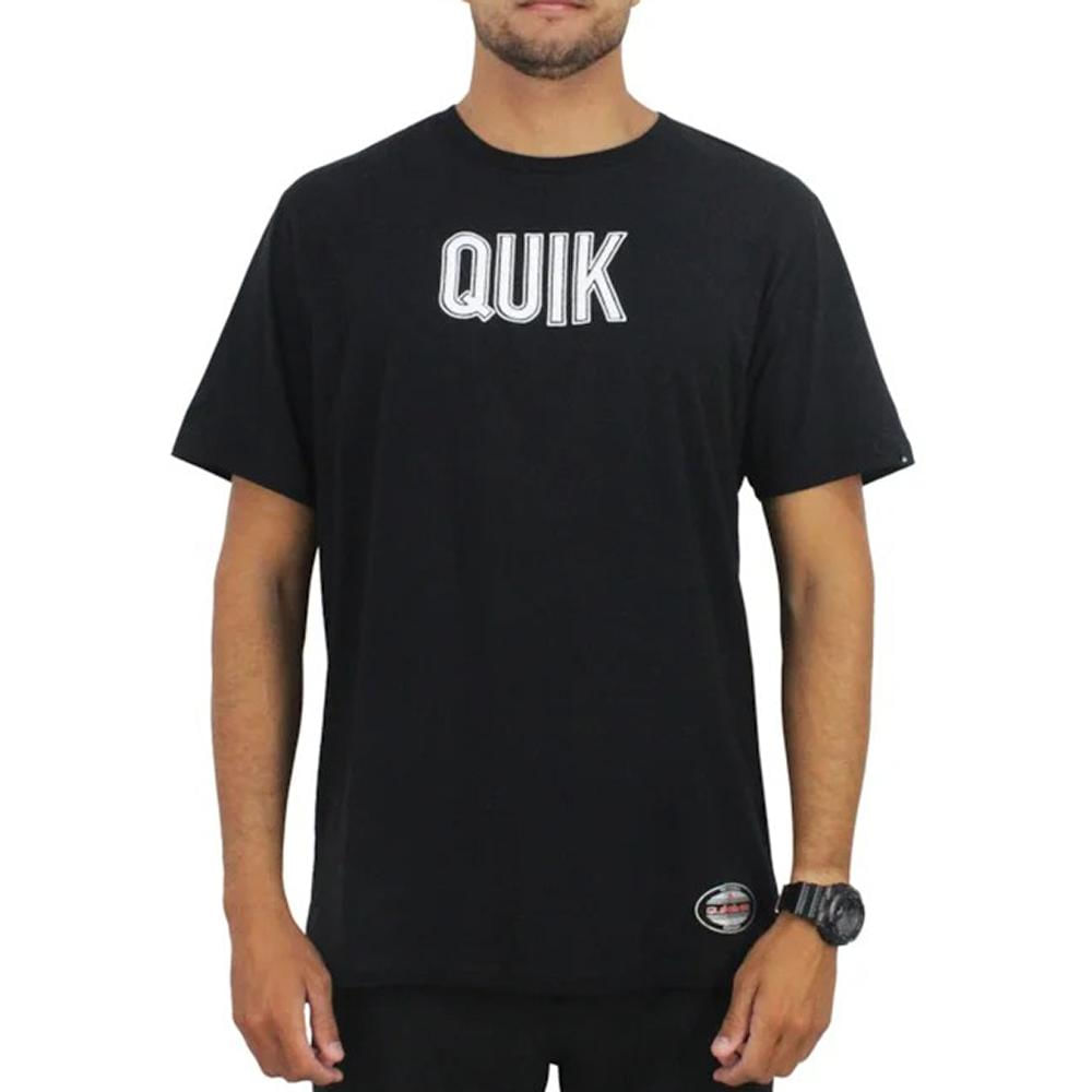 Camiseta Quiksilver Emb Quik Outdoor WT25 Masculina Preto