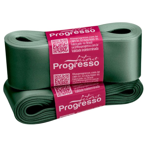 Encontraproduto.com.br - Fita de Cetim Verde Oliva 38mmx10m CF009 COR2059 PROGRESSO