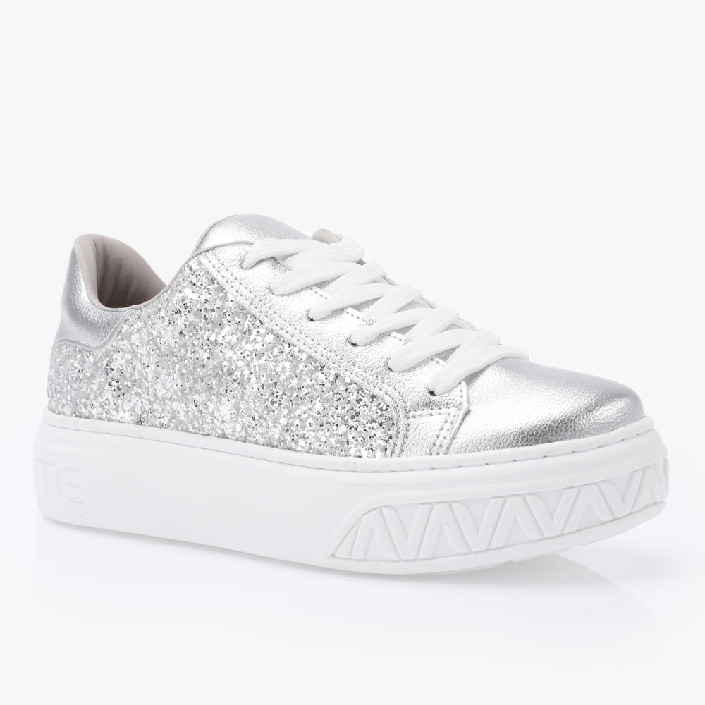 Tenis Via Marte Plataforma Glitter