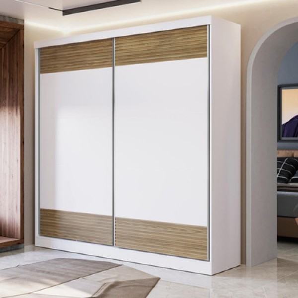 Guarda-roupa Casal Kappesberg 2 Portas 6 Gavetas