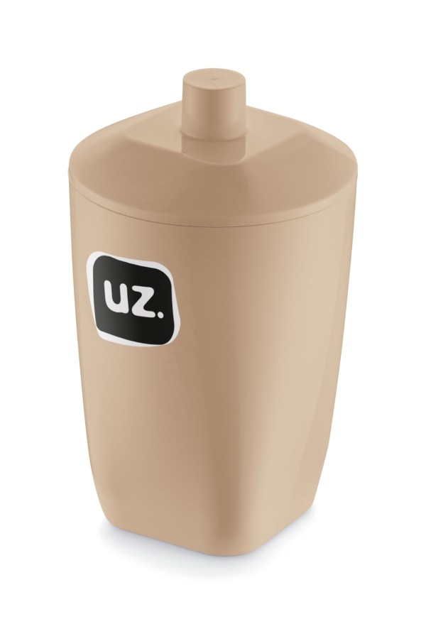PORTA ALGODAO PREMIUM CAPUCCINO UZ523-CAP UZ PLASTIC