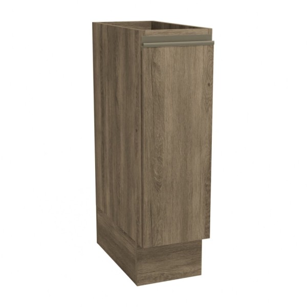 Encontraproduto.com.br - Balcão De Cozinha Maxxi G737 Porta Condimento 1 Porta S/tampo 25cm Nogal - Kappesberg