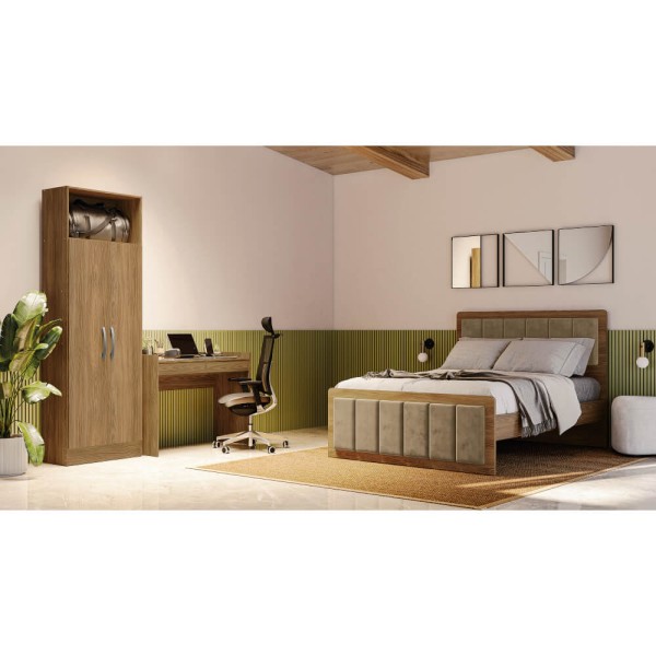 Encontraproduto.com.br - Sapateira Multiuso 2 portas Nogueira N408 Kappesberg