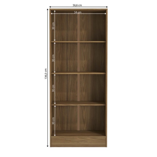 Encontraproduto.com.br - Sapateira Multiuso 2 portas Nogueira N409 Kappesberg
