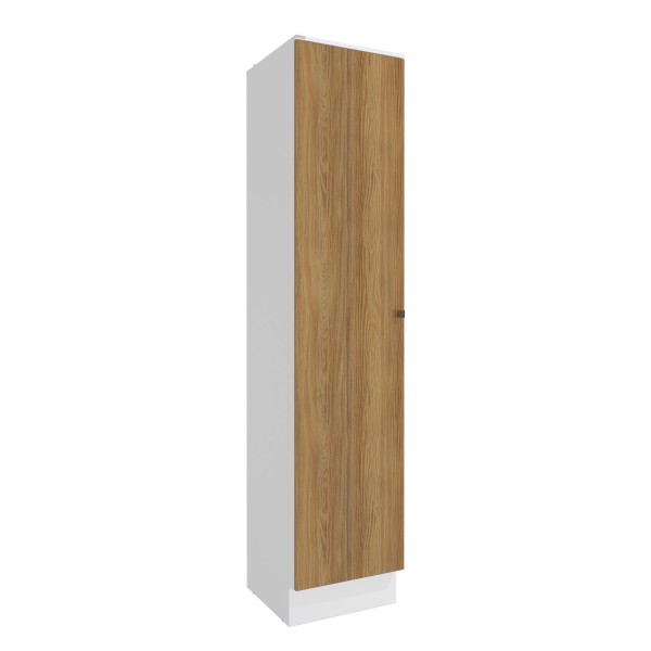 Encontraproduto.com.br - Paneleiro Celeste Kappesberg 100% Mdf 1 Porta Branco/nogueira 50cm