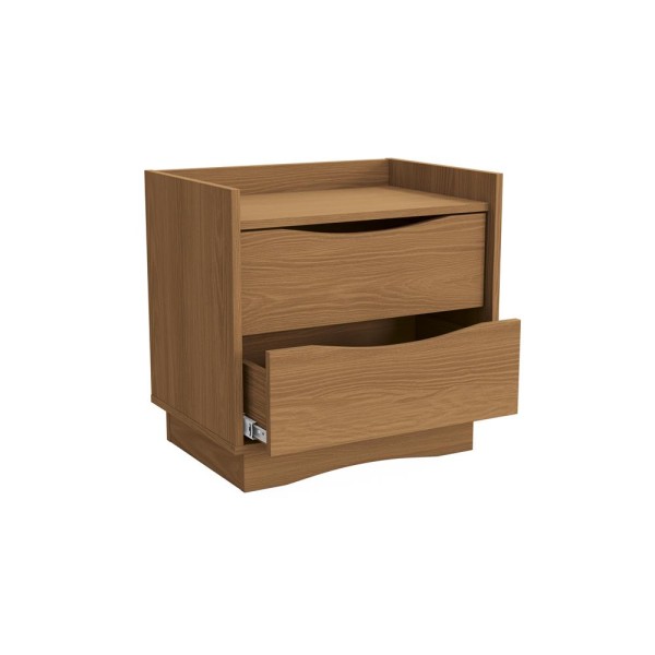 Encontraproduto.com.br - Mesa De Cabeceira Com 2 Gavetas Kappesberg Canela M261
