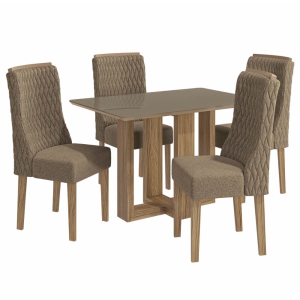 Encontraproduto.com.br - Base de Mesa Centella Nogueira BA48 Kappesberg