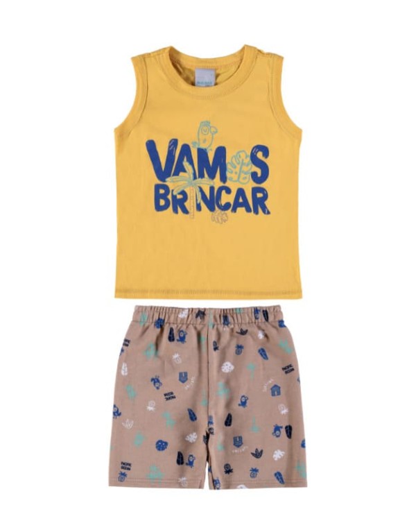 Encontraproduto.com.br - Conjunto Infantil menino Verão Malwee Kids 4/8 - 1000101347