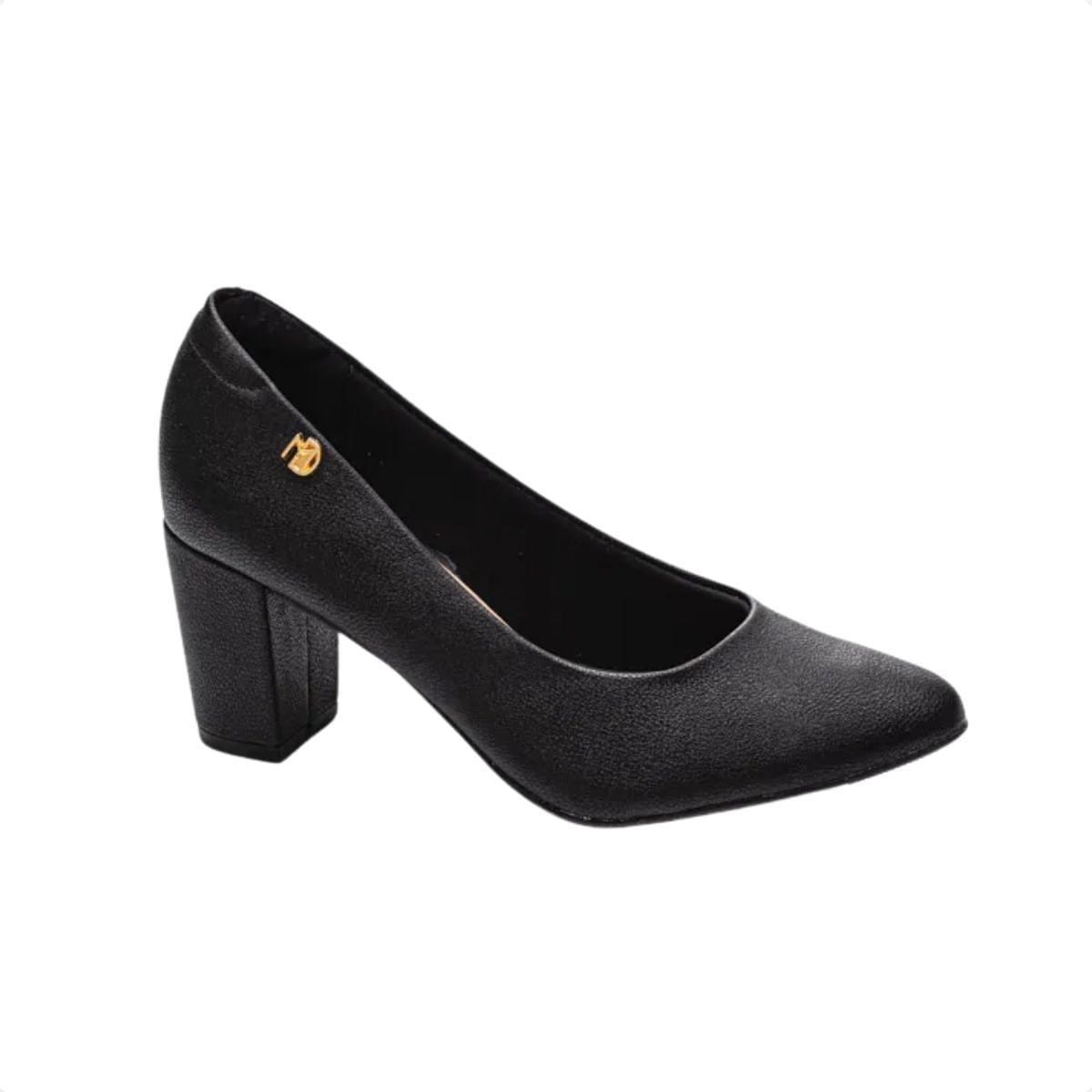 Encontraproduto.com.br - Sapato Feminino Modare com Salto Bloco Preto