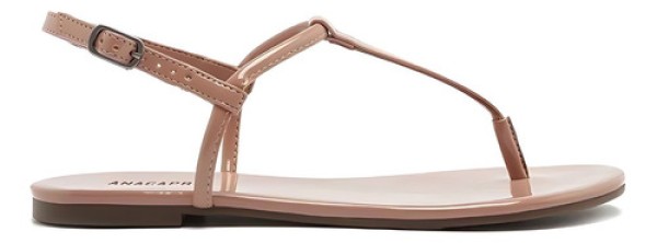 Encontraproduto.com.br - Sandália Rasteira Rosa Slim C00294 Anacapri