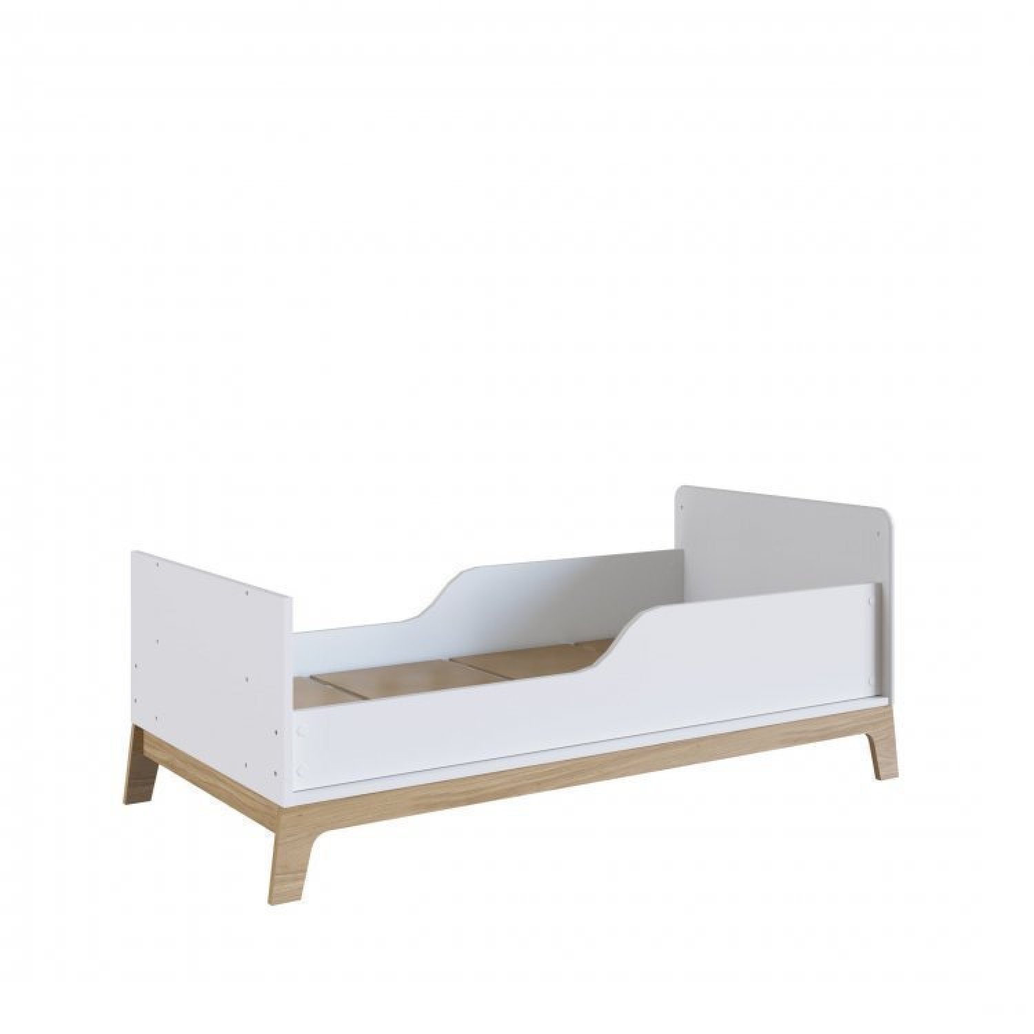 Encontraproduto.com.br - Quarto De Bebê Com Berço 3 Em 1 86X136,6X68Cm E Cômoda 4 Gavetas Favo De Mel Completa Móveis Branco