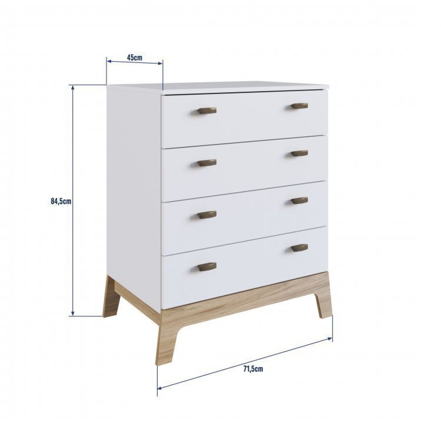 Quarto De Bebê Com Berço Cômoda Estante Com Nichos e Caixa De Brinquedos Favo De Mel Branco