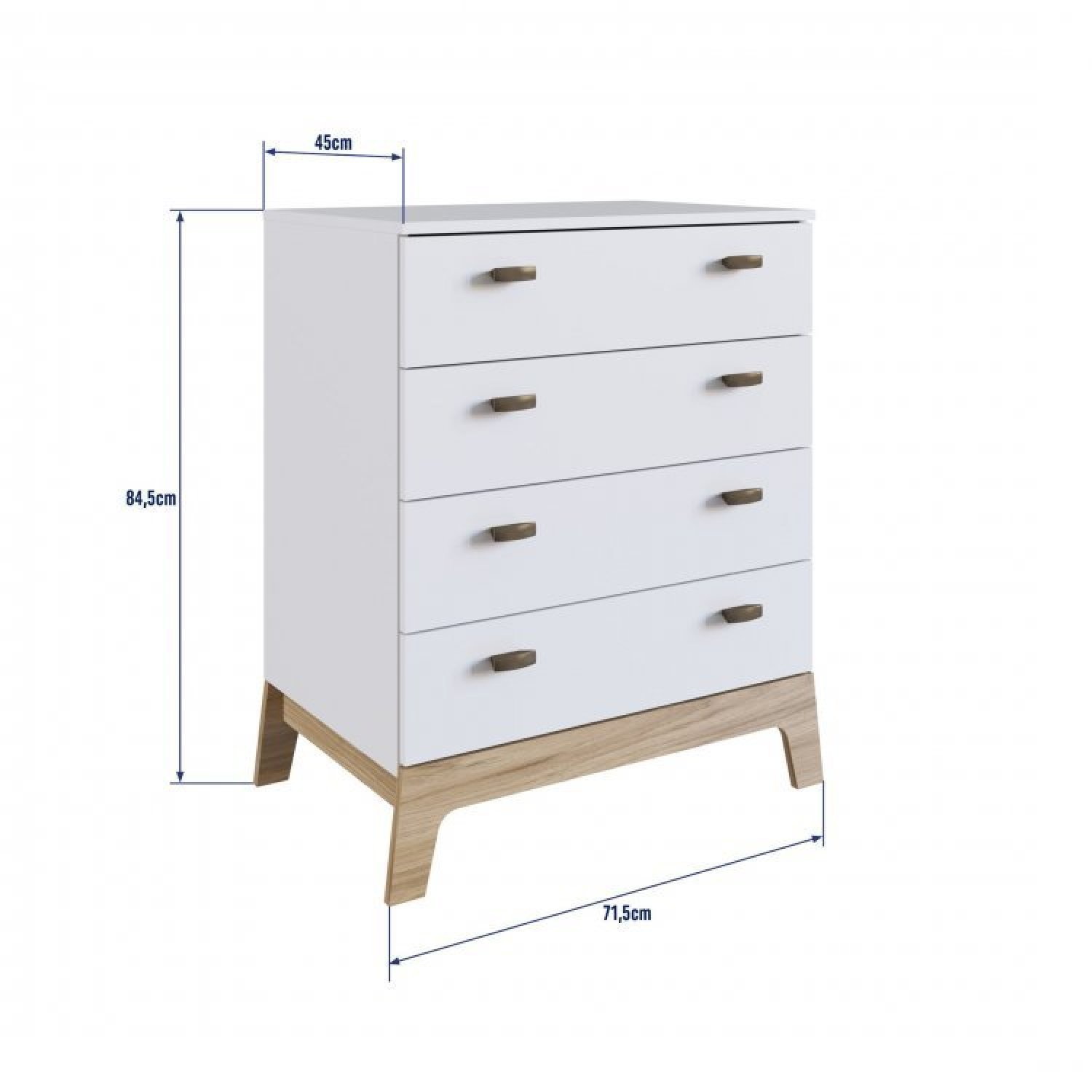 Encontraproduto.com.br - Quarto De Bebê Com Berço Cômoda Estante Com Nichos e Caixa De Brinquedos Favo De Mel Branco