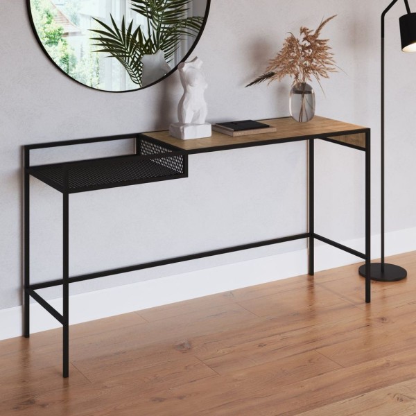 Aparador Industrial 140Cm York Artesano Vermont/Preto