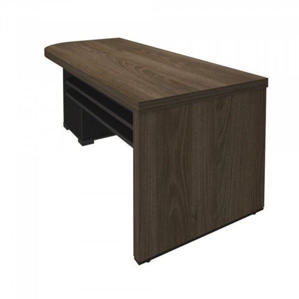 Encontraproduto.com.br - Escritório 1 Mesa Ld Mesa Apoio Charuto Preto