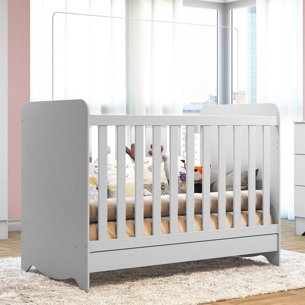 Berço Mini Cama Americano 3 Em 1 Ben Móveis Peroba Branco