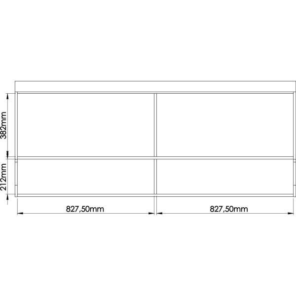 Encontraproduto.com.br - Armário Aéreo Ponte Modulado 2 Portas Infinity Móveis Castro Branco Line/ Pistache