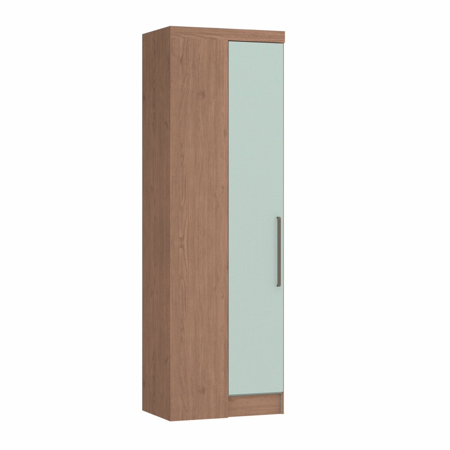 Módulo de Canto Reto 1 Porta Infinity Móveis Castro Macadâmia/Pistache Line