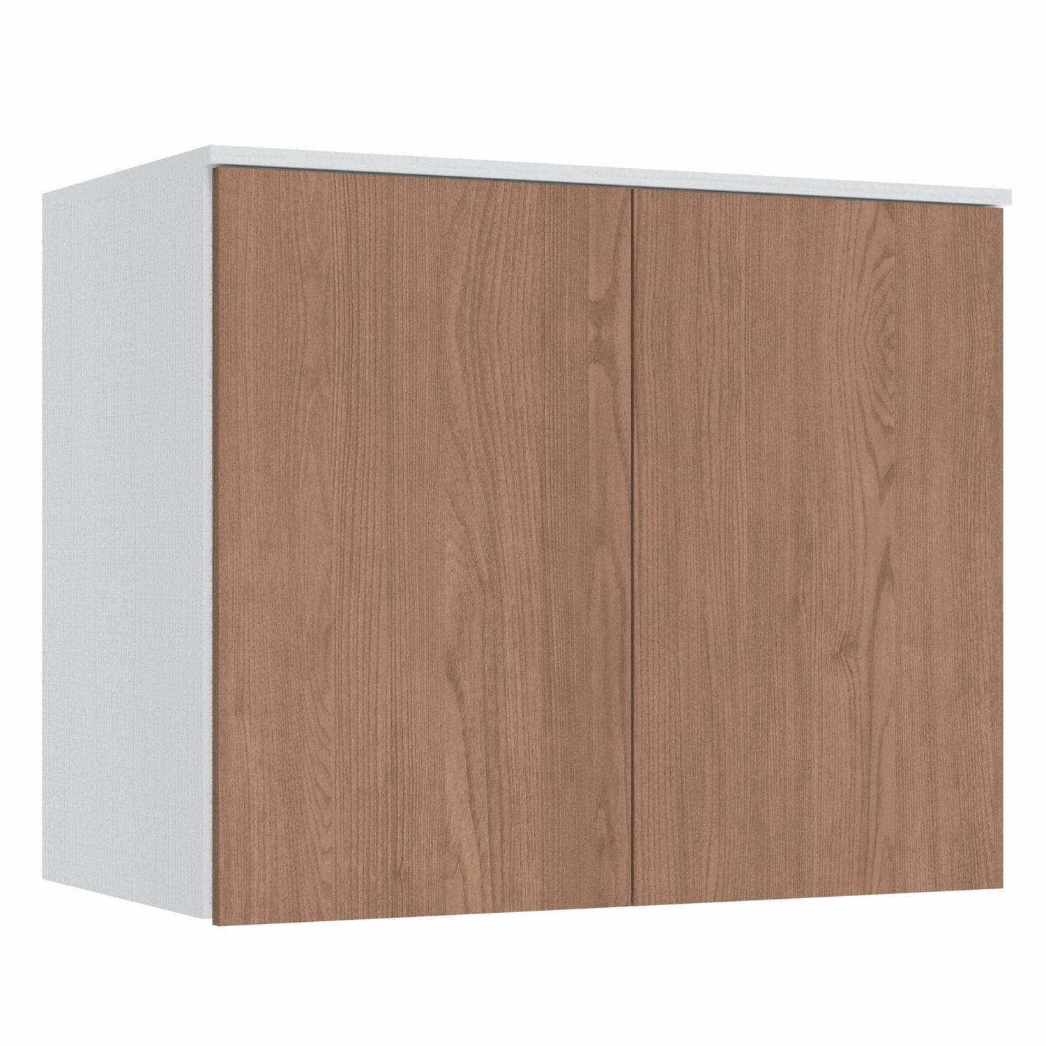 Módulo Aéreo 2 Portas Requinte+ Branco Line/Macadâmia