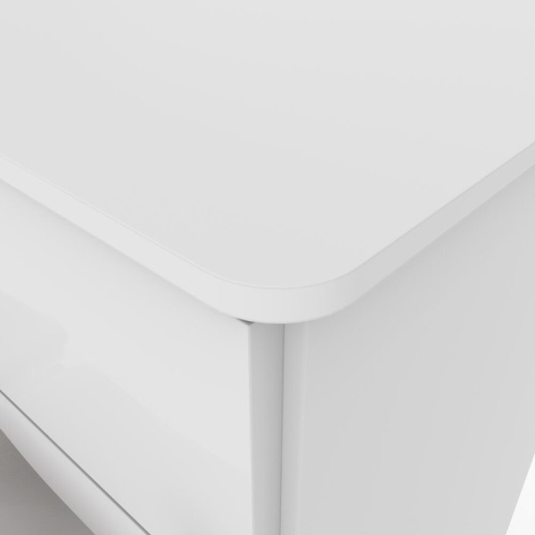Encontraproduto.com.br - Quarto de Bebê Berço Mini Cama com Cômoda Sonho Encantado Espresso Móveis Branco