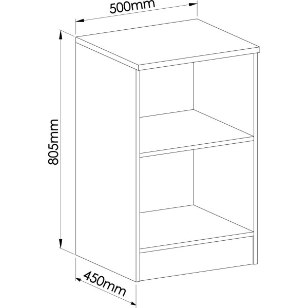 Encontraproduto.com.br - Módulo Inferior 1 Porta Requinte+ Macadâmia/Branco Line