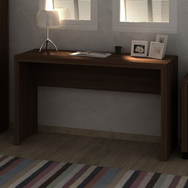 Encontraproduto.com.br - Conjunto Home Office 2 Peças Escrivaninha Com Gaveteiro 3 Gavetas Espresso Móveis Rústico