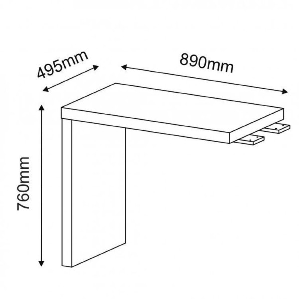 Encontraproduto.com.br - Escritório Completo 1 Mesa 160cm Com Mesa De Apoio 1 Gaveteiro Alto Artany Charuto/preto