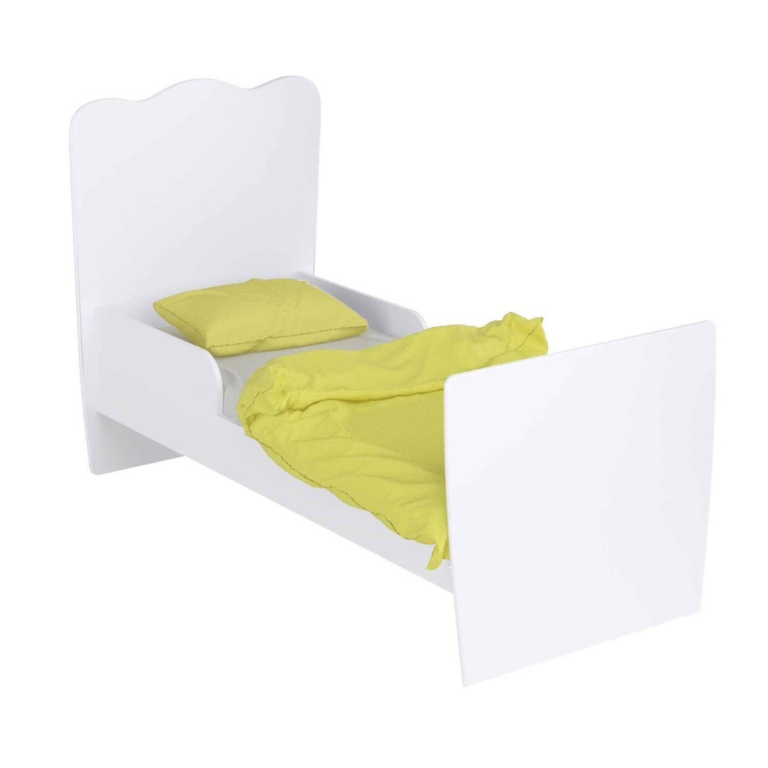 Encontraproduto.com.br - Quarto de Bebê Completo com 1 Berço Cama 1 Roupeiro 1 Cômoda Sol Móveis Percasa Branco