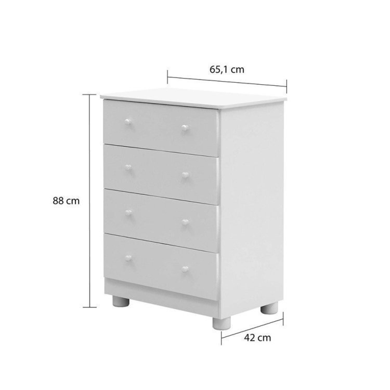 Encontraproduto.com.br - Quarto De Bebê Completo Berço 2 Em 1 Guarda Roupa 3 Portas Cômoda 4 Gavetas Júnior Móveis Peroba Branco Brilho