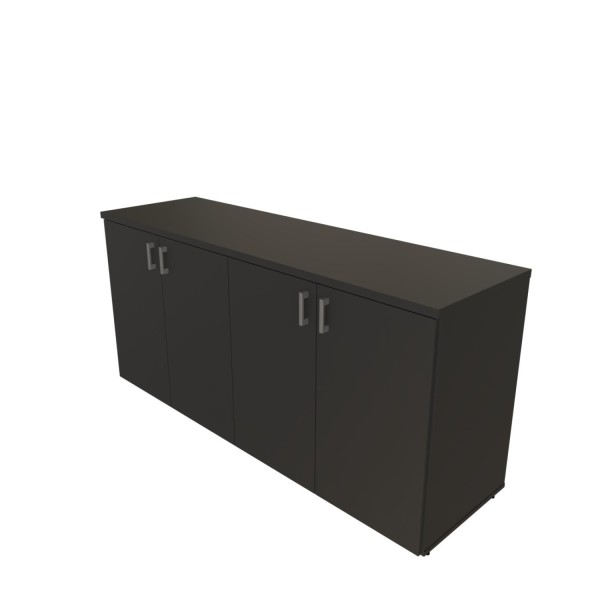 Encontraproduto.com.br - Armário Duplo Baixo Infantil Corp Bramov Móveis Preto