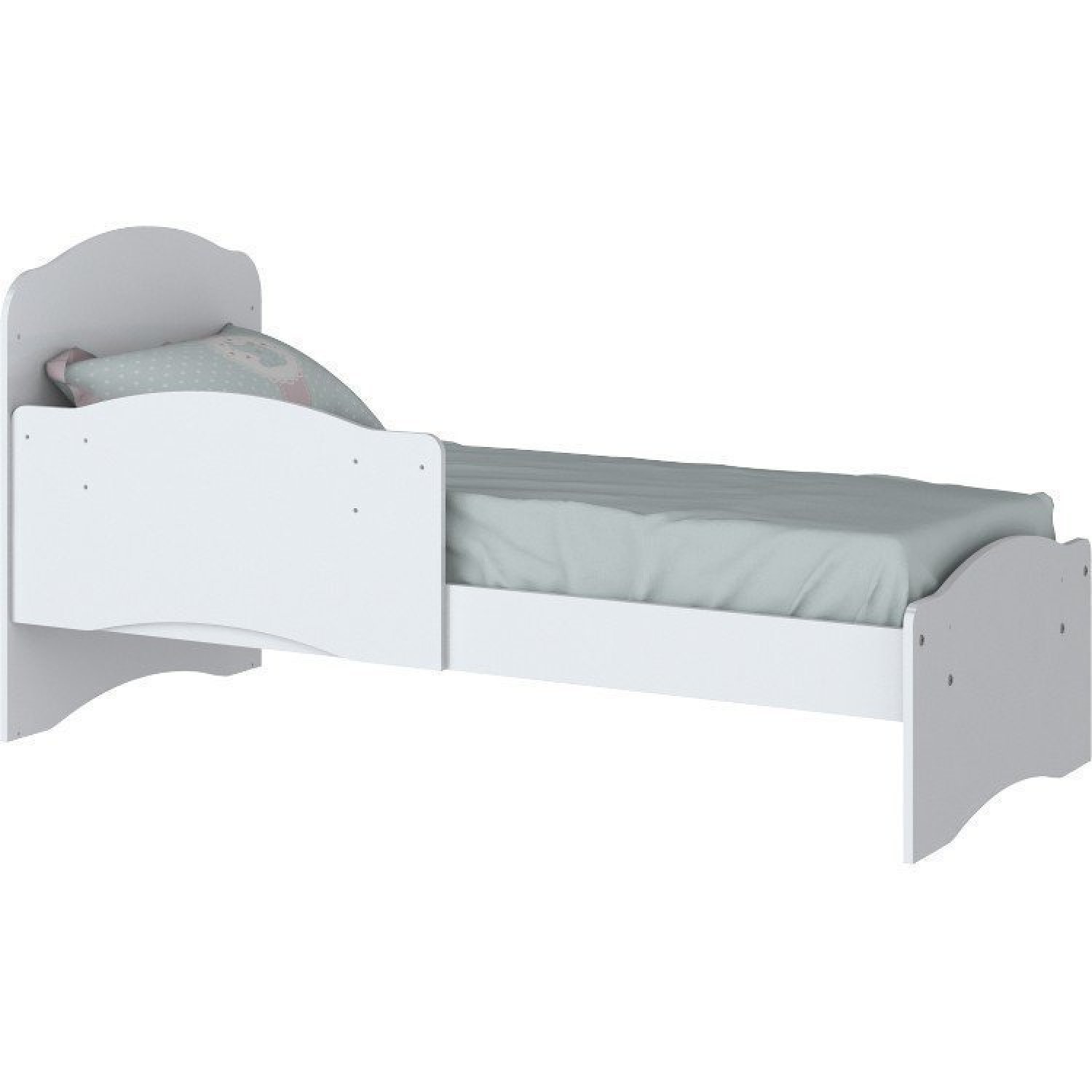 Encontraproduto.com.br - Quarto De Bebê Completo Guarda Roupa 3 Portas 2 Gavetas Com Berço 3 Em 1 Abracadabra Espresso Móveis Branco