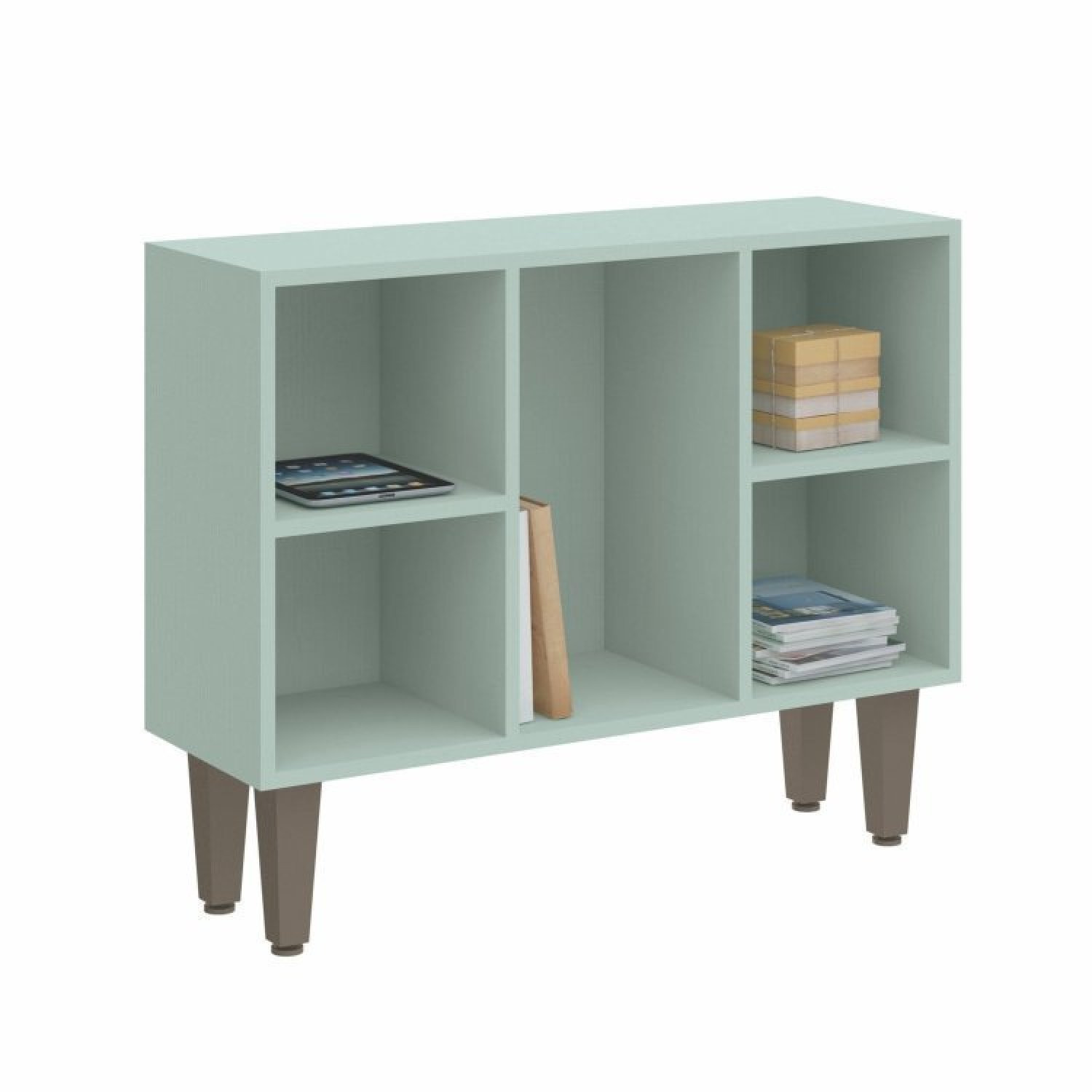 Guarda Roupa Modulado Juvenil 9 Peças Com Escrivaninha Ponte Aérea E Nichos Infinity Móveis Castro Branco