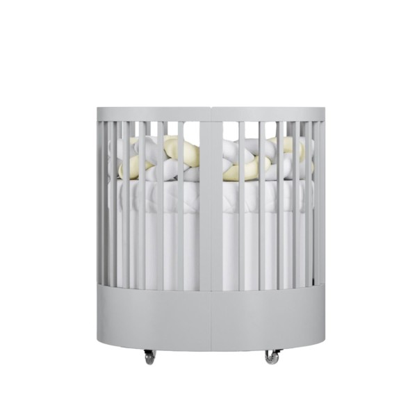 Encontraproduto.com.br - Berço e Mini Cama 3 em 1 Wave Cinza