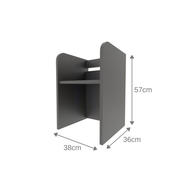 Encontraproduto.com.br - Conjunto Infantil com 1 Mesa e 2 Banquetas Preto