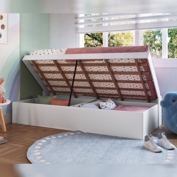 Encontraproduto.com.br - Cama Box Articulável Solteiro Istambul Branco
