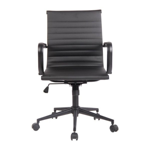 Encontraproduto.com.br - Conjunto 6 Cadeiras De Escritório Diretor Sevilha Com Base Office Aço Preto Preto