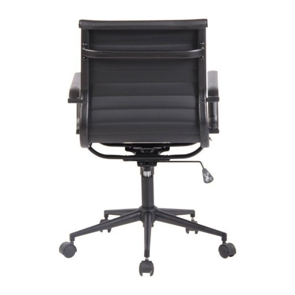Encontraproduto.com.br - Conjunto 8 Cadeiras De Escritório Diretor Sevilha Com Base Office Aço Preto Rivatti Preto