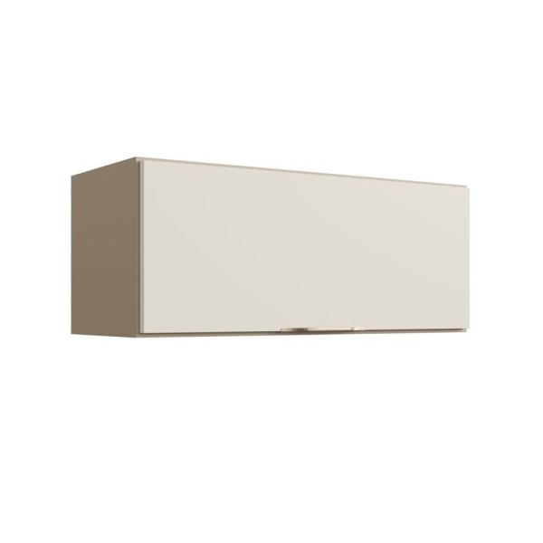 Encontraproduto.com.br - Armário Aéreo Para Cozinha 70Cm 1 Porta Basculante Carol Mocca/Areia