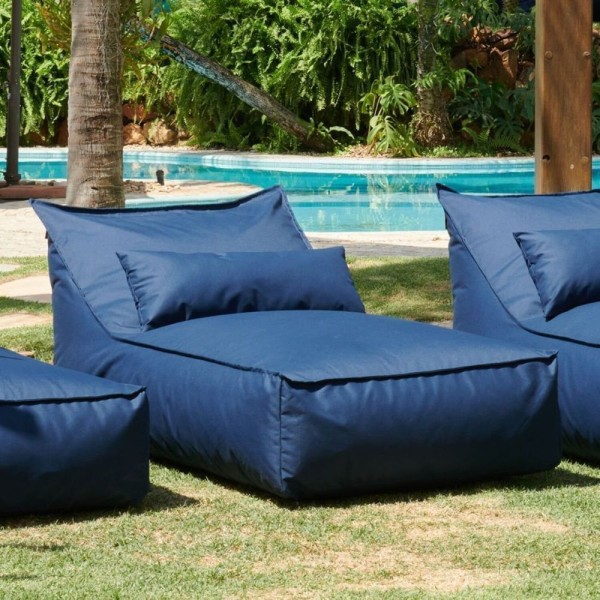 Encontraproduto.com.br - Chaise Em Outdoor Taipe Azul Marinho