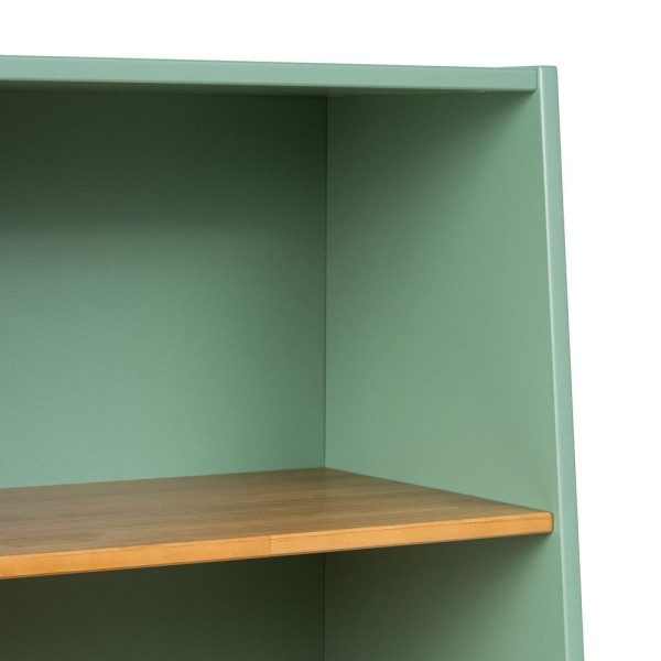 Encontraproduto.com.br - Estante 2 Portas Sálvia 80cm Bento Yescasa Sálvia/amêndoa