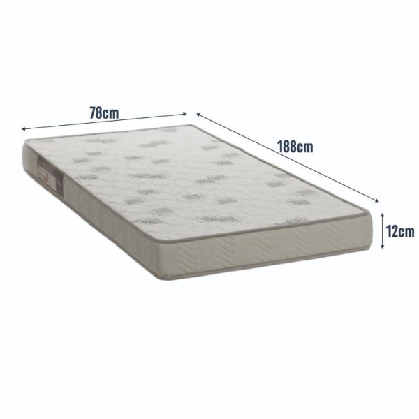 Encontraproduto.com.br - Treliche Infantil Com Cama Auxiliar 3 Colchões Branco/azul Secreto