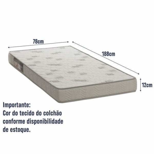 Encontraproduto.com.br - Treliche Infantil Com Cama Auxiliar 3 Colchões Branco/azul Secreto