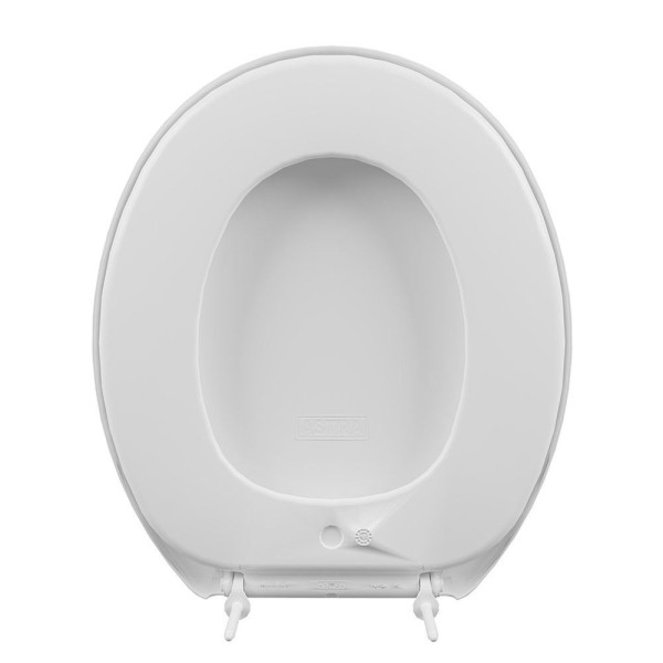 Encontraproduto.com.br - Assento Sanitário Almofadado Slim Astra Branco