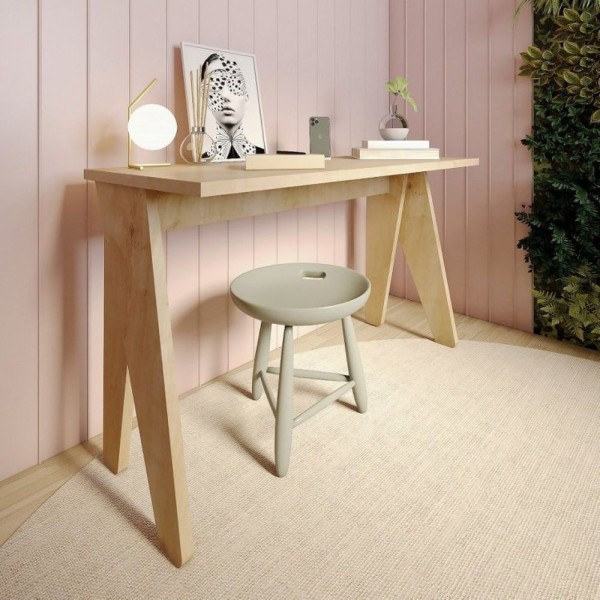 Encontraproduto.com.br - Escrivaninha 120cm Com Gaveteiro E 2 Estantes Nichos 90cm Madeira