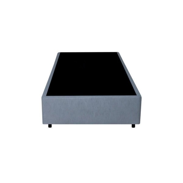 Encontraproduto.com.br - Cama Box Solteiro King Reforçado 96x203x38cm e Colchão Gransleep Molas Verticoil Cinza